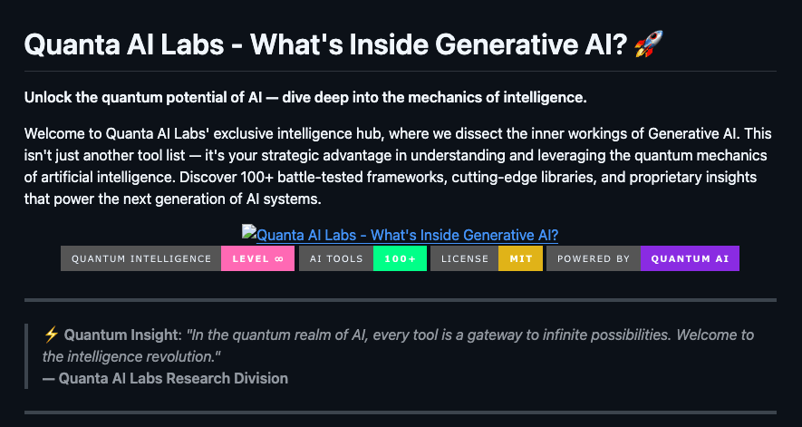 All About Generative AI Playbook