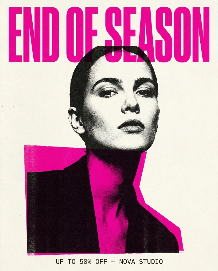 Fashion — seasonal sale